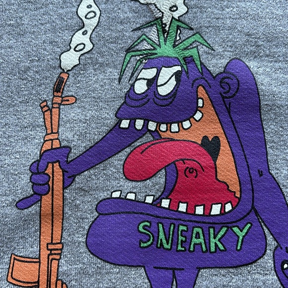 NEW Buzz Rickson Sportswear Crewneck Sweatshirt US Army Cartoon 60’s MIJapan L - Picture 8 of 16